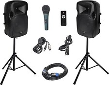 PRORECK Party 12 PA Powered Speaker System 1000W 2-Way Bluetooth DJ System Powered Speaker price