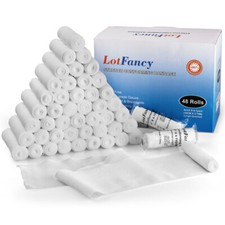 48 Gauze Bandage Roll Medical Wound Care Supplies for First Aid 4 inch by 4 Yard Medical Products price
