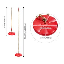 Outdoor Hanging Disc Swing For Playground Garden Adjustable Height Load 60kg Outdoor & Garden Toys price