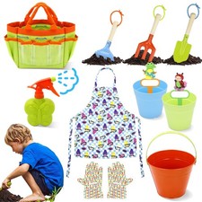 12PCS Toddler Kids Gardening Tools Set Gardening Outdoor Toys Gift for Age 3-8 Outdoor & Garden Toys price