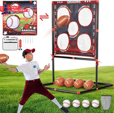 2-In-1 Football & Baseball Toss Game for Kids Ages 3-8 - Outdoor Garden Toy for Outdoor & Garden Toys price