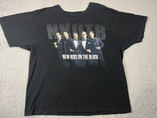 New Kids On The Block Shirt Mens XL Black NKOTB 2013 Package Tour Graphic Tee Graphic & Music Software price