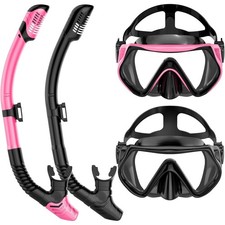 2 Set Snorkeling Gear for Adults, Dry-Top Snorkel Set Scuba Diving mask Diving Gear price