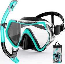Snorkeling Gear for Adults, Snorkel Mask Adult Snorkel Set, Anti-Fog Scuba Divin Diving Gear price