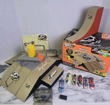 Vintage Tech Deck Lot - Toy Machine, Hook-ups, Trick Street 2, Vert Ramp Tech Toy price