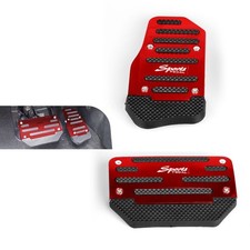 Opuweiy Non-Slip Pedal Pads Set, Aluminum Alloy Gas Pedal, 2 PCS, Red Pedal Set price