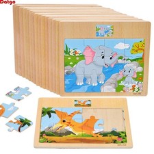 Wooden Jigsaw Puzzles for Kids Age 2 3 4 5 Toddler Puzzles Toys, Preschool Set 6 Children's Toy price
