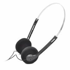 Retro Over Ear Wired Headphones 3.5mm Vintage Stereo Headset Black Over-Ear Headphones price