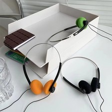 Over Ear Headphones Vintage Wired 3.5mm Headset Adjustable Headband Black Over-Ear Headphones price