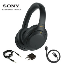 Geniune Sony WH-1000XM4 Wireless Noise-Cancelling Over-the-Ear Headphones  Black Over-Ear Headphones price