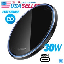 Wireless Phone Charger 30W Pad Dock Fast Charge For iPhone Samsung Universal Tablet Charger price