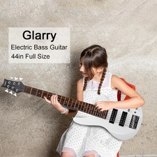 Glarry 44" GIB 6 String H-H Pickup Laurel Wood Fingerboard Electric Bass Guitar Bass Guitar price