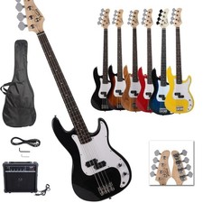 Professional 4 String GP Electric Bass Guitar School Band with  20W AMP Bass Guitar price