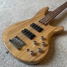 Full-Size Natural 4-String Electric Bass Guitar with 24-Frets H-H Pickups GigBag Bass Guitar price