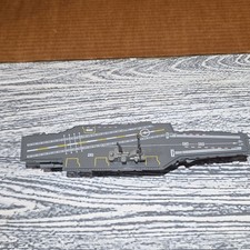Matchbox Military Aircraft Carrier Toy Ship, Plastic, Gray/Red, 2002 Toy Ship price