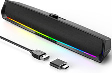 Computer Speakers for Desktop,Pc Speakers Gaming Sound Bar with Colorful Light,U Gaming Speaker price
