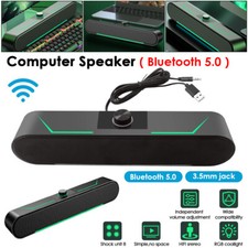 Wired USB Powered Bluetooth Computer Sound Bar & RGB Volume Knob Gaming Speaker Gaming Speaker price