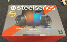 SteelSeries  Arena 7 illuminated 2.1 Gaming Speakers Subwoofer | New Sealed Gaming Speaker price