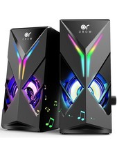 Computer Speakers RGB 2.0 Channel Desktop Gaming Speaker 3.5mm Gaming Speaker price