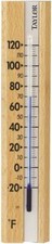 NEW TAYLOR 5141 WOODEN BASE COMFORTMETER INDOOR OUTDOOR WALL THERMOMETER 6284665 Thermometers price