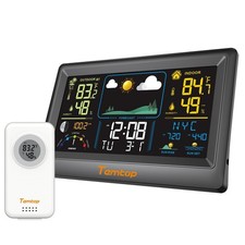 Digital LCD Weather Station Clock Indoor & Outdoor Calendar Thermometer Wireless Thermometers price