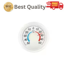 Outdoor Window Thermometer Round Analog Temperature Gauge Indoor Outdoor Thermometers price