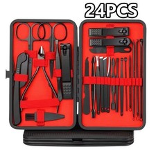 Women Men Manicure Pedicure Set Finger Toe Nail Clippers Scissors Grooming Kit Manicure & Pedicure Set price