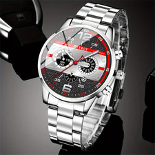 Men's Casual Quartz Wristwatch - A Perfect Daily Accessory and Gift Option Watch and Bracelet Accessory price
