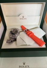 Rolex Oyster Perpetual Explorer II 216570 Mens Watch Black Box Orange Band Watch and Bracelet Accessory price