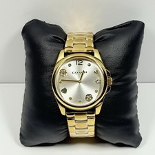 Coach Greyson Accessories Silver Dial 14504022 Women’s Watch Watch and Bracelet Accessory price