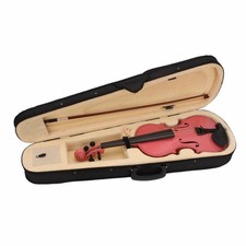 1/8 Size Beginners Instruments Acoustic Violin Set for Kids Children Pink String Instruments price