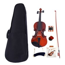 Glarry Acoustic Violins Kit with Solid Wood Lightweight Hard Case for Beginners String Instruments price