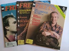 FRETS The Magazine Of Acoustic String Instruments Lot (3) Vtg '81 '83 Van Halen String Instruments price