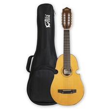 10 String Electric Acoustic Cuatro Guitar Solid spruce top Ovankol back & sides String Instruments price