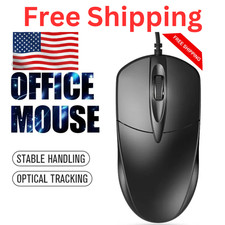 USB 2.0 Optical Wired Scroll Wheel Mouse PC Laptop Notebook Desktop Black Mice Wired Mouse price