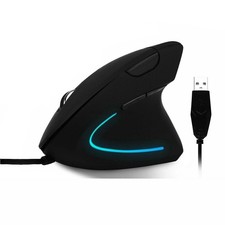 Ergonomic Optical Vertical Mouse Mice USB Wired LED Mice 2400 DPI For Laptop PC Wired Mouse price