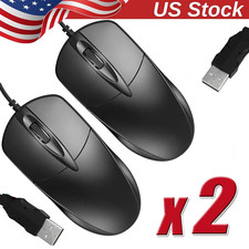 USB 2.0 Optical Wired Scroll Wheel Mouse PC Laptop Notebook Desktop Black Mice Wired Mouse price