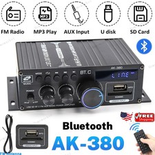 Dual Channel 800W bluetooth Mini HIFI Power Amplifier Audio Stereo Amp Car FM Stereo Amplifiers price
