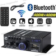 800W 2 Channel Bluetooth Mini HIFI Power Amplifier Audio Stereo Amp Home Car FM Stereo Amplifiers price