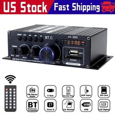 800W 2 Channel Bluetooth Mini HIFI Power Amplifier Audio Stereo Amp Home Car FM Stereo Amplifiers price
