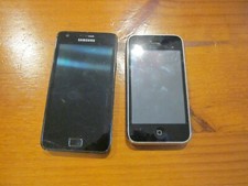 2 x mobile phone spare parts - iPhone model A1303 and Samsung GT-19100 Phone Spare Parts price