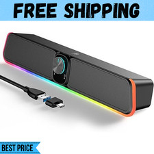 Computer Speakers for Desktop Monitor, PC Speakers with Touch Lights, Volume Gaming Speaker price