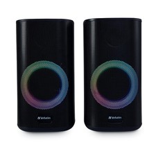 Verbatim RGB Gaming Stereo Desktop Speakers Bluetooth 5.0 USB Powered AUX 10W RG Gaming Speaker price