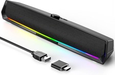 Computer Speakers for Desktop,PC Speakers Gaming Sound bar with Black-fabric Gaming Speaker price