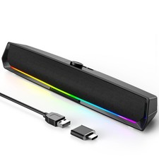 Computer Speakers for Desktop,PC Speakers Gaming Sound bar with Colorful Ligh... Gaming Speaker price