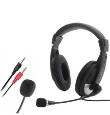 New Skype Headset Headphones with Microphone for PC Gaming 3.5mm Audio Speaker Gaming Speaker price
