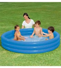 3 Ring BLUE Summer Play Inflatable Pool 72" Kiddie Swim Backyard Wading Portable Inflatable Water Products price