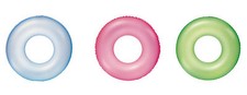 Frosted Neon Tube Inflatable Pool Ring Inflatable Seat BRIGHT COLOR Swim 36025 Inflatable Water Products price