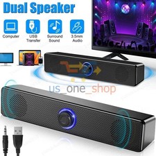 Stereo Bass Sound Computer Speakers 3.5mm USB Wired Soundbar for Desktop Laptop Computer Speakers price