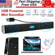 Wired Computer Speakers Soundbar 2.0 Stereo Bass Sound USB for Desktop PC Laptop Computer Speakers price